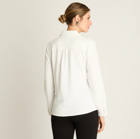 BLUSA CRUDO CON DETALLE DE BOLSILLO 207535