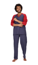 PIJAMA LARGO MOTA MT30173