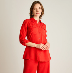 BLUSA CAMISERA DE LYOCELL